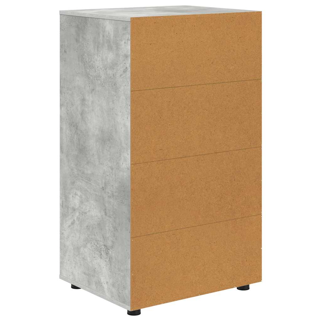 vidaXL Ντουλάπες Αποθήκευσης Σκυρόδεμα Γκρι 60 x 48 x 105 εκ.