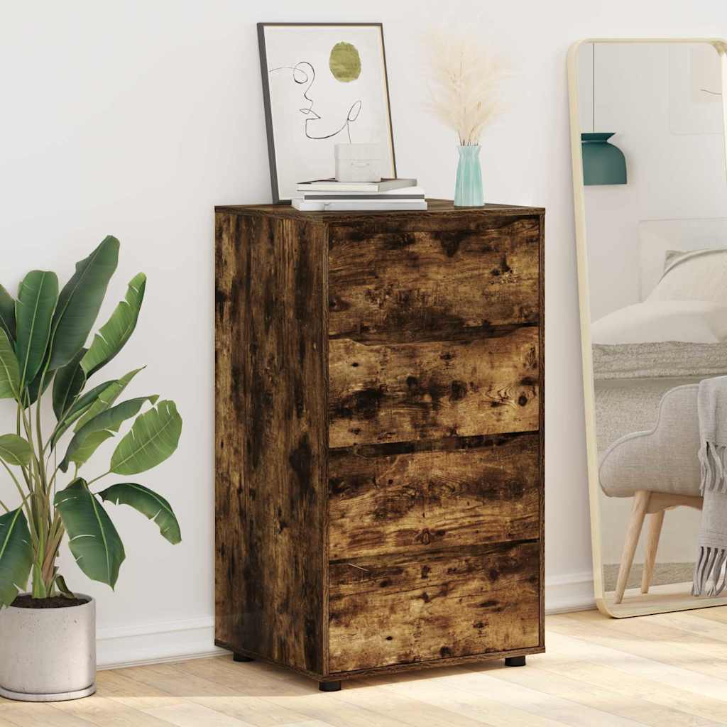 vidaXL Ντουλάπες Αποθήκευσης Καπνιστό Δρύς 60 x 48 x 105 εκ.