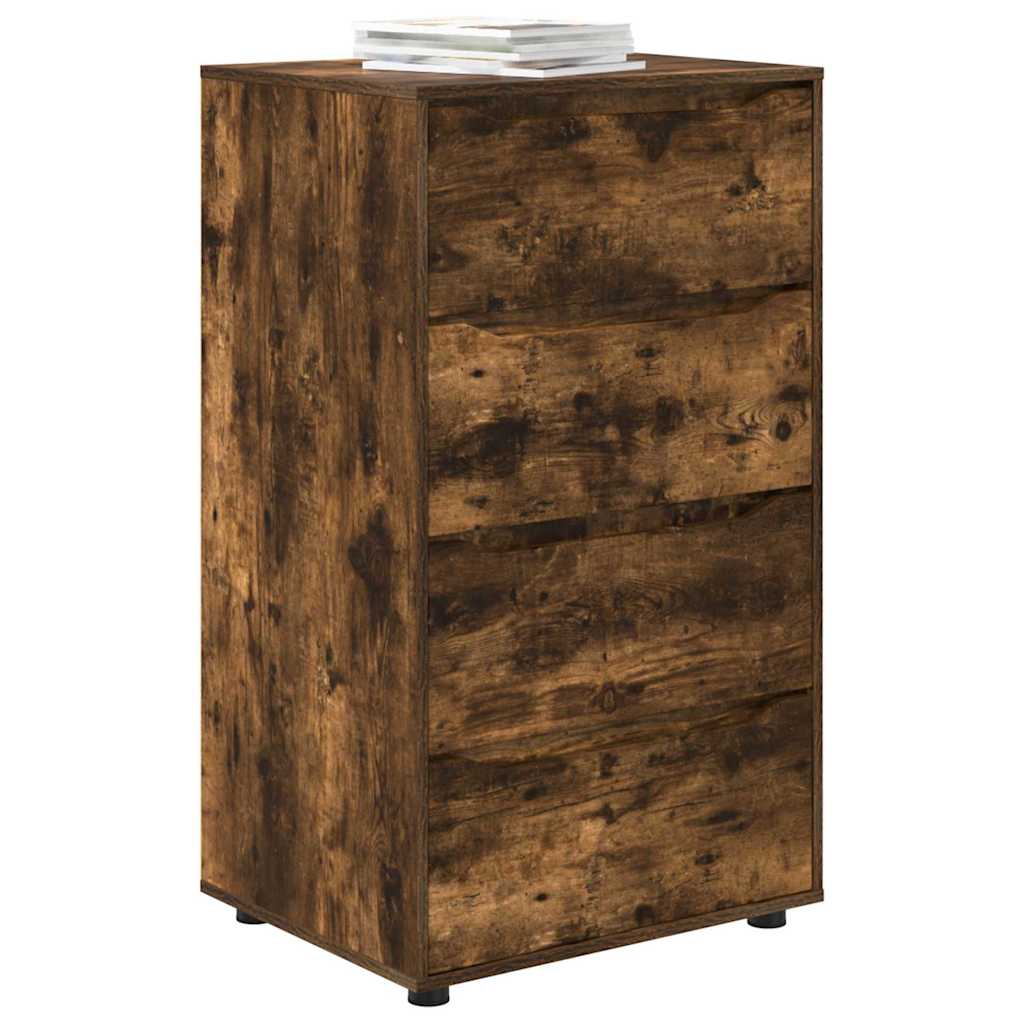 vidaXL Ντουλάπες Αποθήκευσης Καπνιστό Δρύς 60 x 48 x 105 εκ.