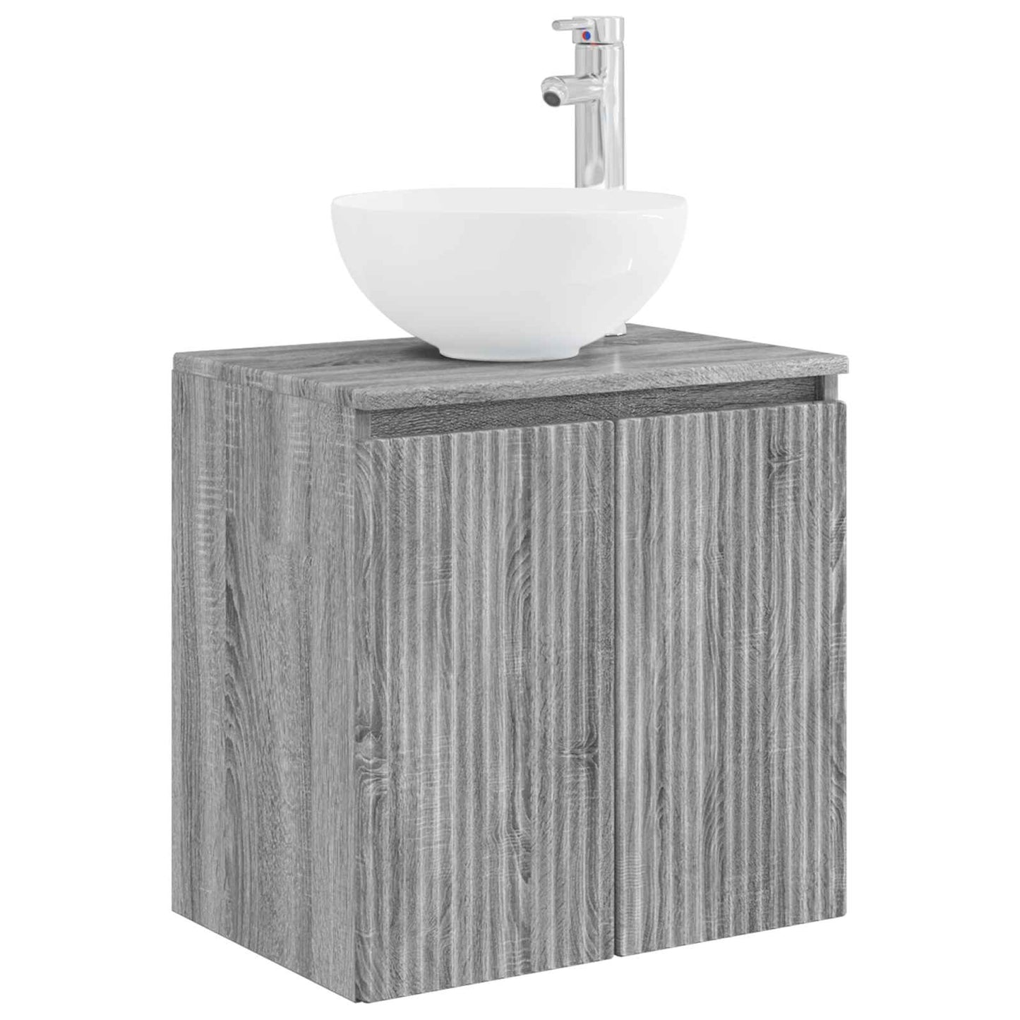 vidaXL Σετ Ντουλαπιών Μπάνιου 5 τμχ. Γκρι Sonoma Επεξεργασμένο Ξύλο