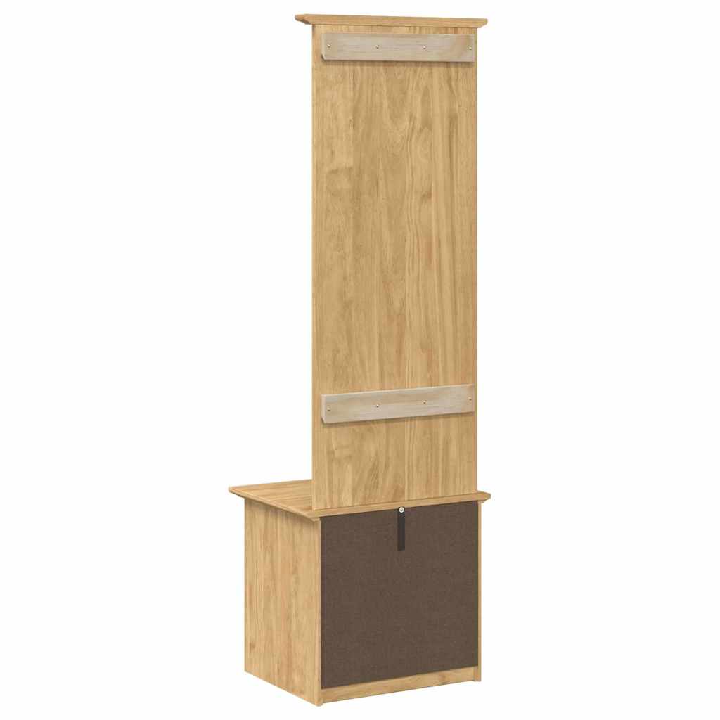 vidaXL Ντουλάπα διαδρόμου BODO Μέλι Καφέ 50 x 40 x 156,7 εκ.