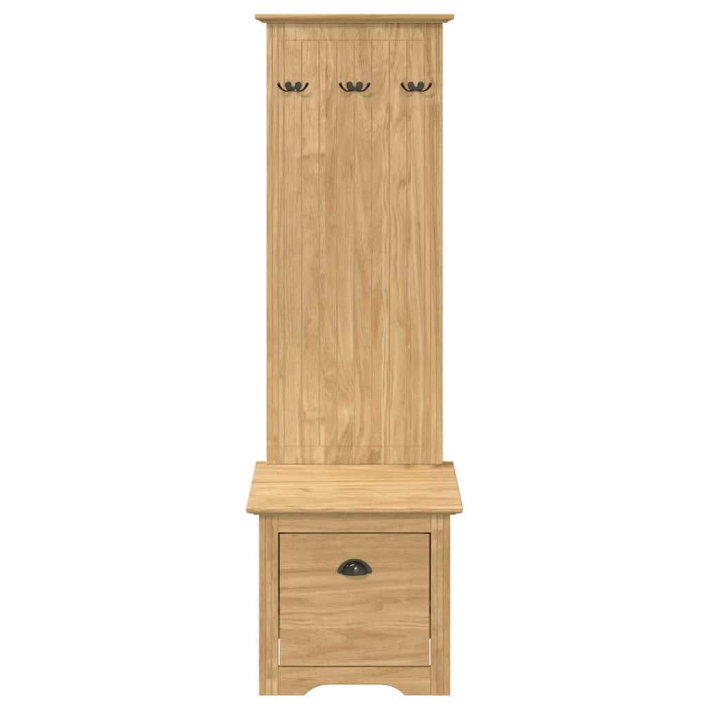 vidaXL Ντουλάπα διαδρόμου BODO Μέλι Καφέ 50 x 40 x 156,7 εκ.