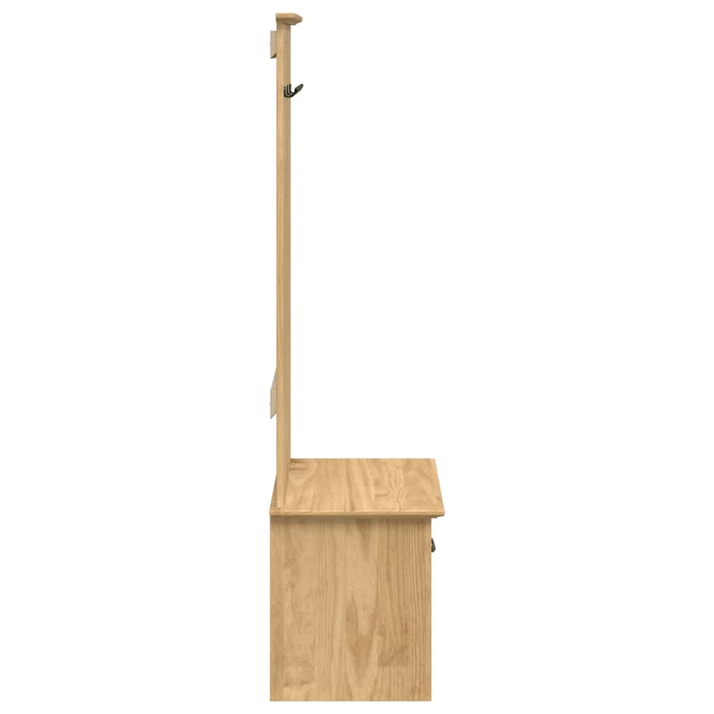 vidaXL Ντουλάπα διαδρόμου BODO Μέλι Καφέ 50 x 40 x 156,7 εκ.