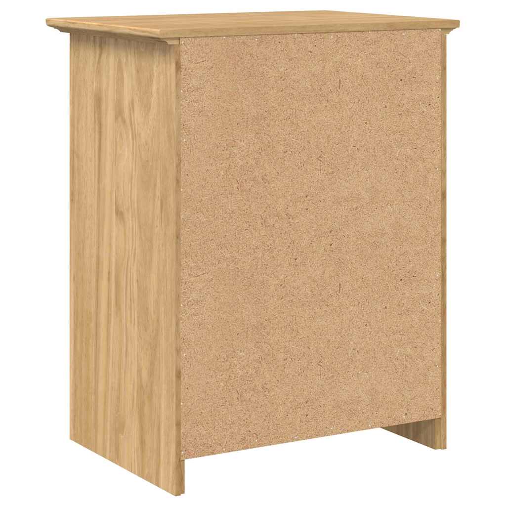 vidaXL Κομοδίνο BODO Μέλι Καφέ 53 x 38,5 x 67 εκ Επεξεργασμένο ξύλο