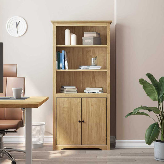 vidaXL Βιβλιοθήκη BODO Μέλι Καφέ 82 x 40 x 173 εκ. Επεξεργασμένο ξύλο