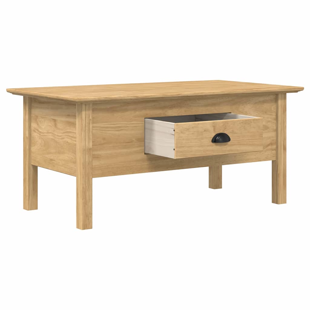 vidaXL Τραπεζάκι σαλονιού BODO Μέλι Καφέ 100 x 55 x 45,8 εκ.