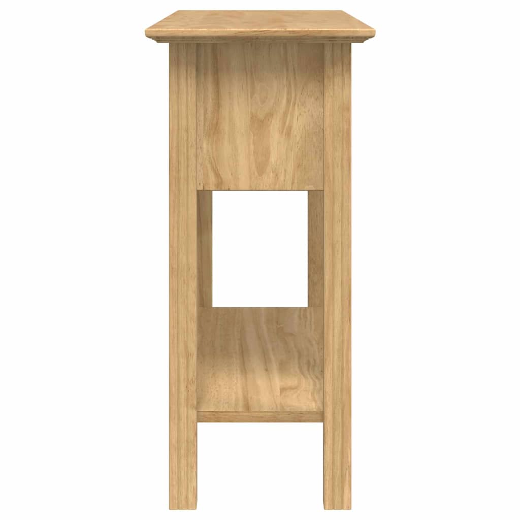 vidaXL Τραπέζι κονσόλας με συρτάρι BODO Μέλι Καφέ 91 x 34.7 x 74 εκ.