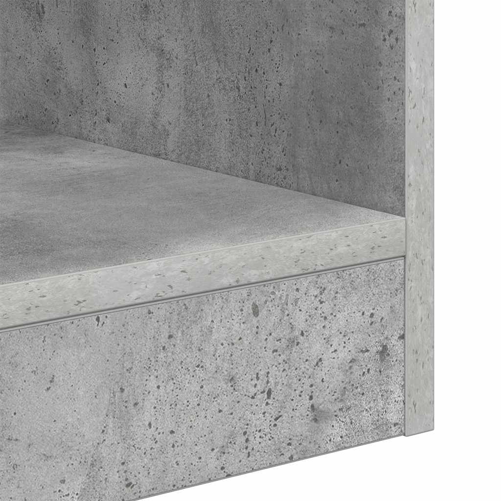 vidaXL End Table Σκυρόδεμα Γκρι 30,5 x 30 x 45 εκ Επεξεργασμένο Ξύλο