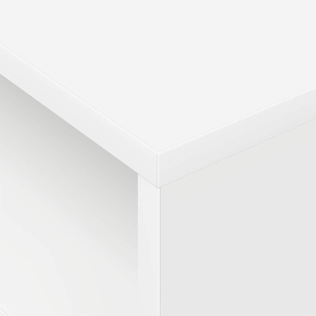vidaXL End Table 2 pcs Λευκό 40,5 x 40 x 45 εκ Επεξεργασμένο ξύλο