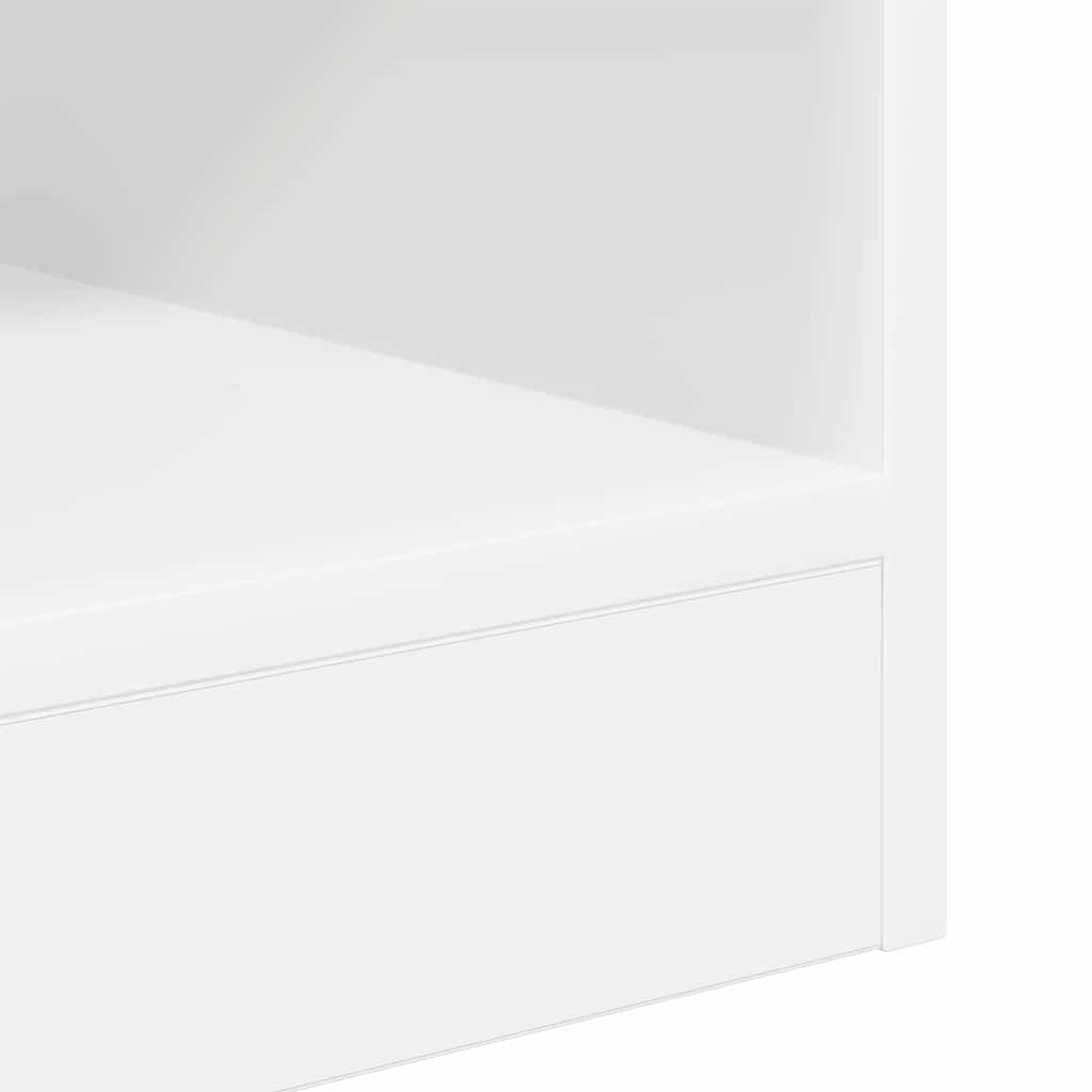 vidaXL End Table 2 pcs Λευκό 40,5 x 40 x 45 εκ Επεξεργασμένο ξύλο