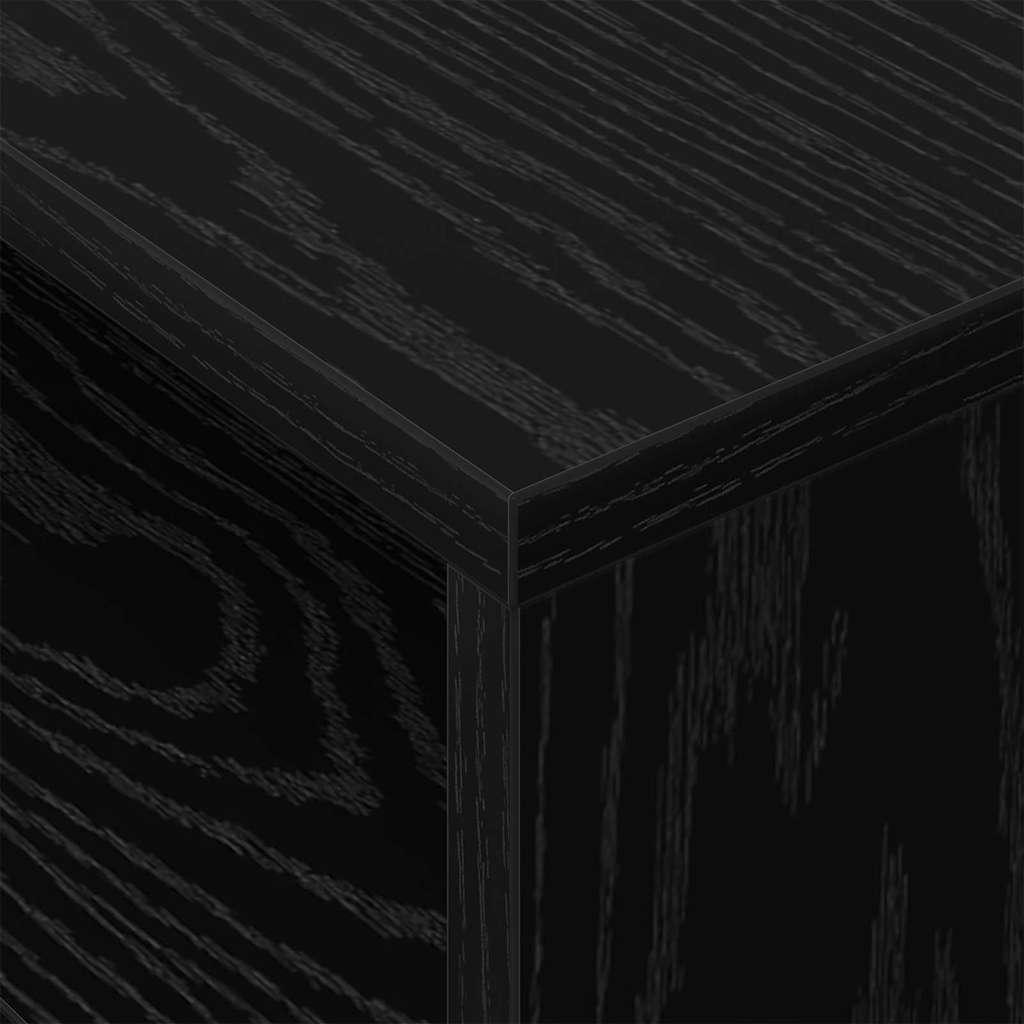 vidaXL End Table Μαύρη Οξυά 40,5 x 40 x 45 εκ Επεξεργασμένο ξύλο