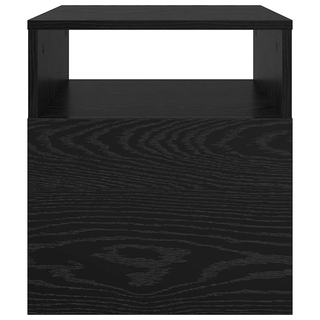 vidaXL End Table Μαύρη Οξυά 40,5 x 40 x 45 εκ Επεξεργασμένο ξύλο