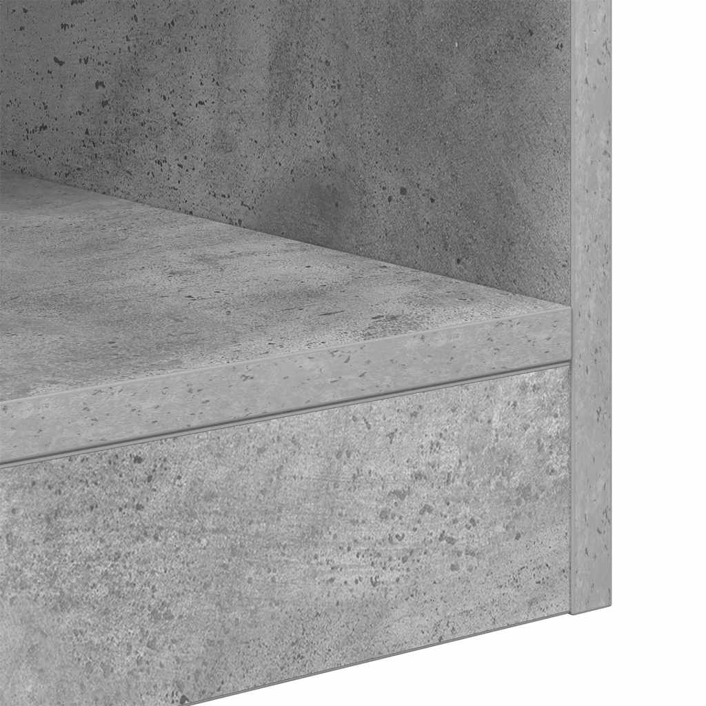 vidaXL End Table 2 pcs Σκυρόδεμα Γκρι 40,5 x 40 x 45 εκ