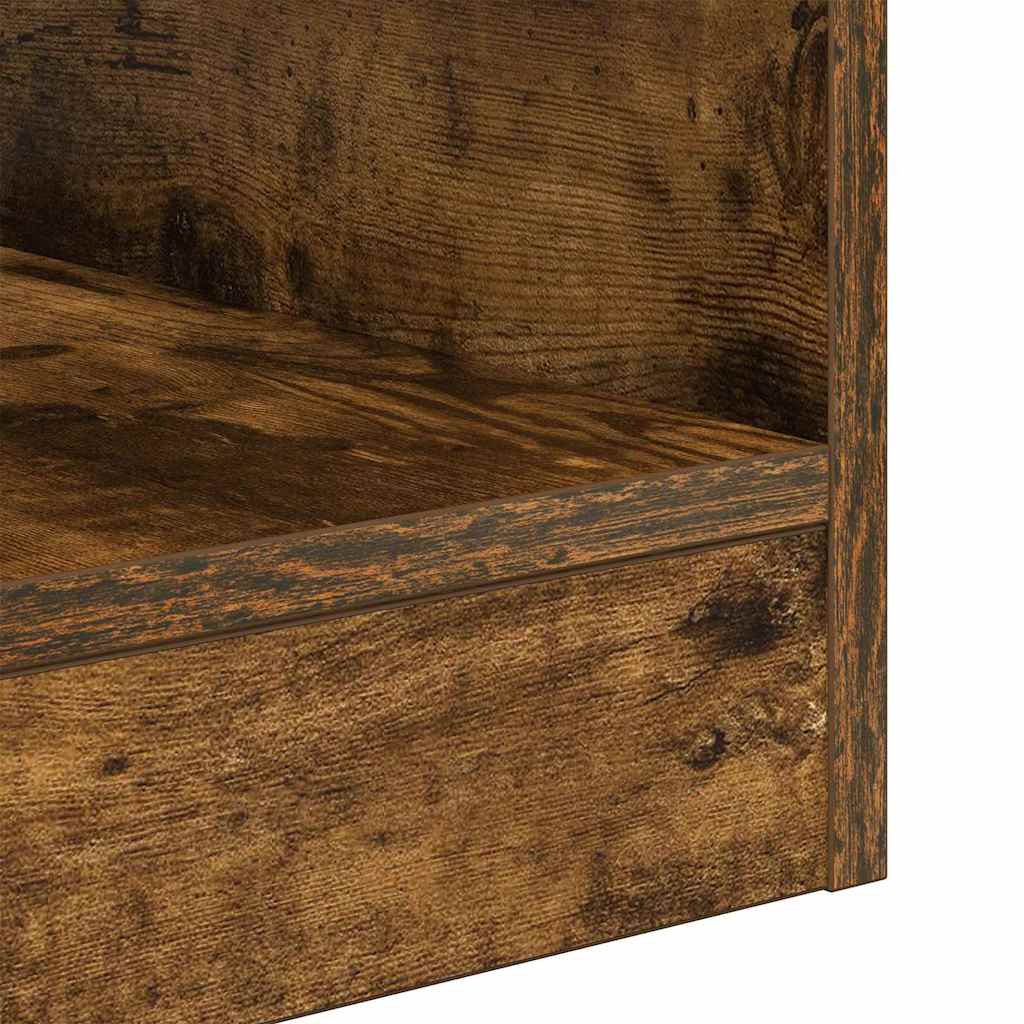 vidaXL End Table 2 pcs Καπνιστό Δρύς 40,5 x 40 x 45 εκ
