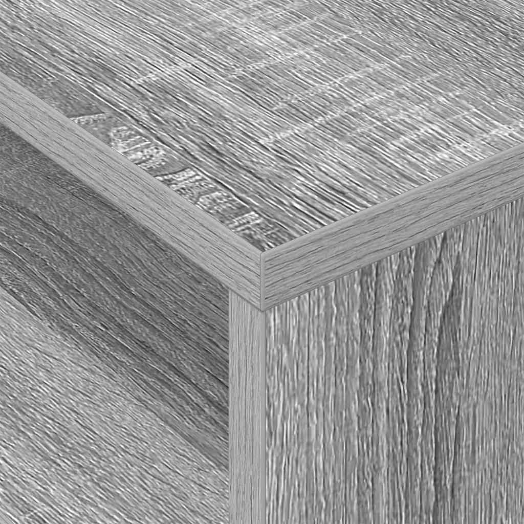vidaXL End Table Γκρίζο Σονομα 40,5 x 40 x 45 εκ Επεξεργασμένο ξύλο