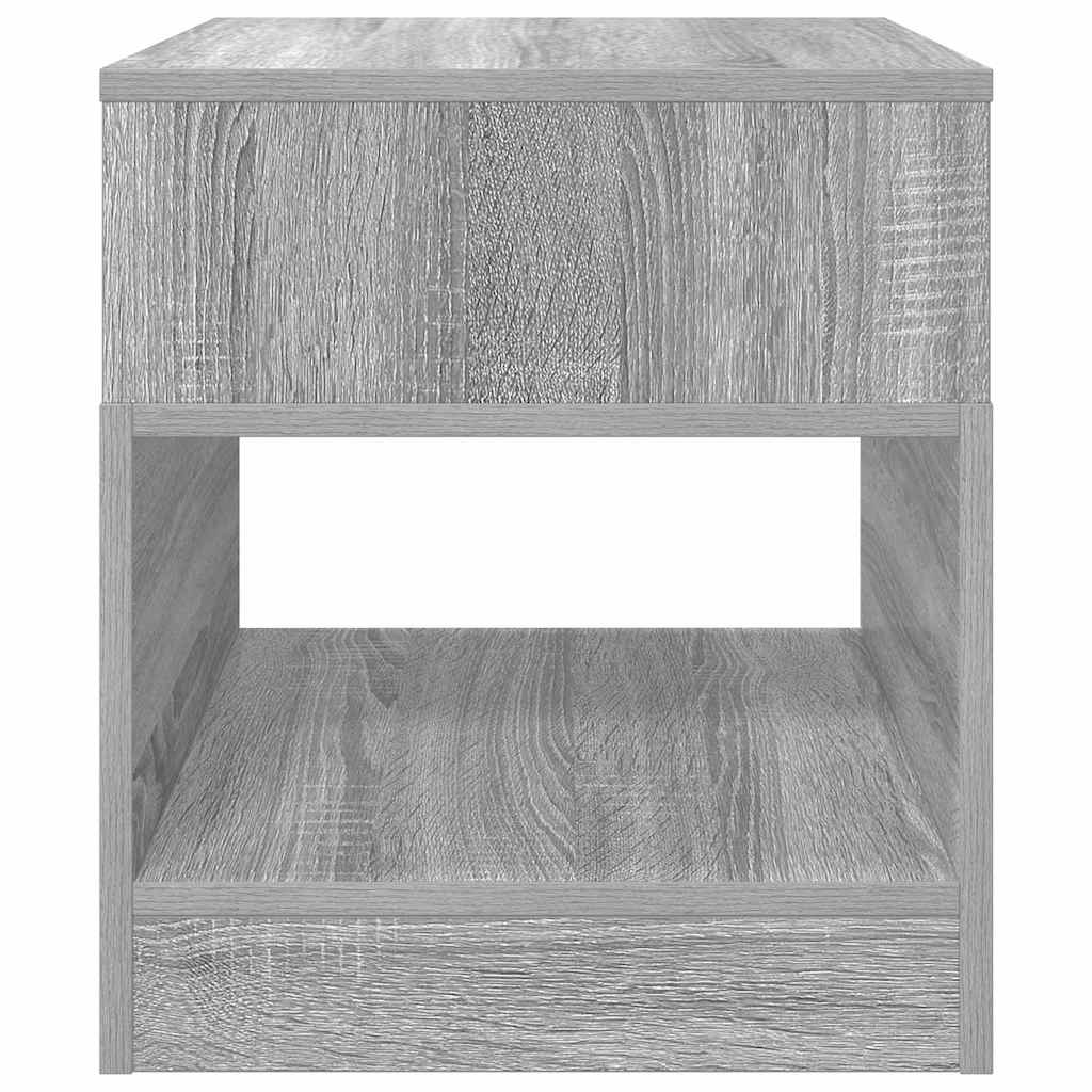 vidaXL End Table Γκρίζο Σονομα 40,5 x 40 x 45 εκ Επεξεργασμένο ξύλο