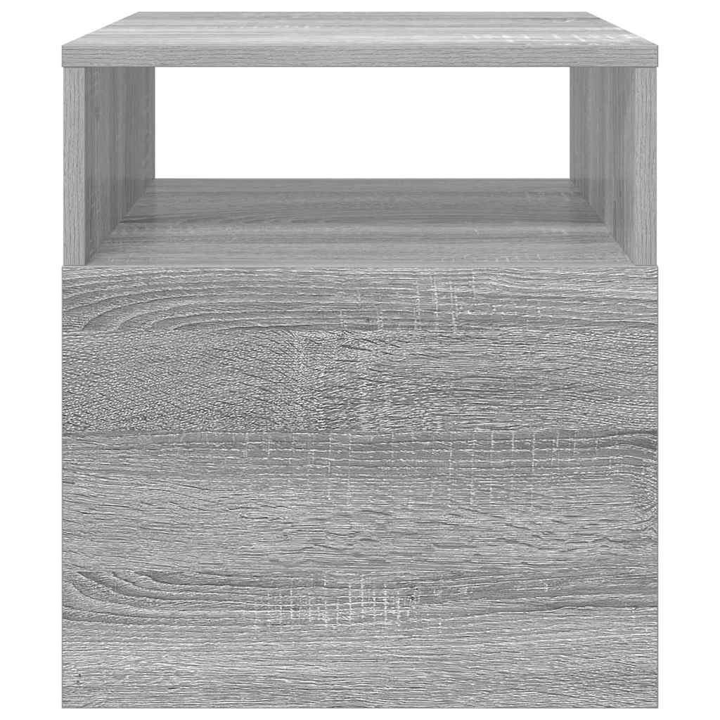 vidaXL End Table Γκρίζο Σονομα 40,5 x 40 x 45 εκ Επεξεργασμένο ξύλο