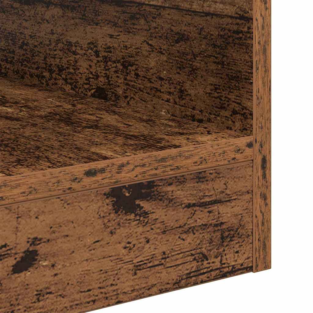 vidaXL End Table 2 pcs Παλιό ξύλο 40,5 x 40 x 45 εκ Επεξεργασμένο ξύλο