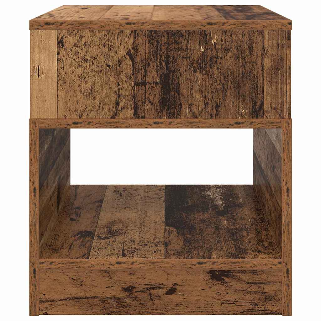 vidaXL End Table 2 pcs Παλιό ξύλο 40,5 x 40 x 45 εκ Επεξεργασμένο ξύλο