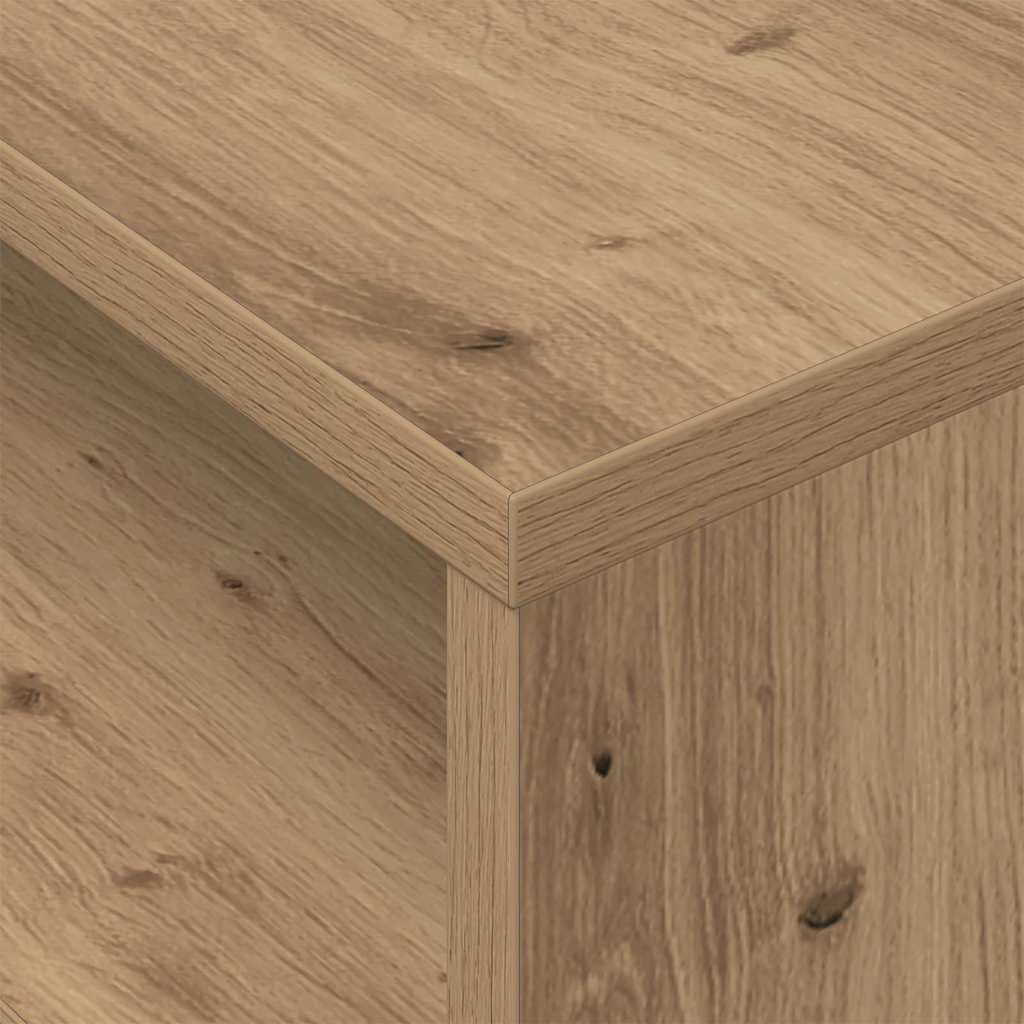 vidaXL End Table Artisan Oak 40,5 x 40 x 45 εκ Επεξεργασμένο ξύλο