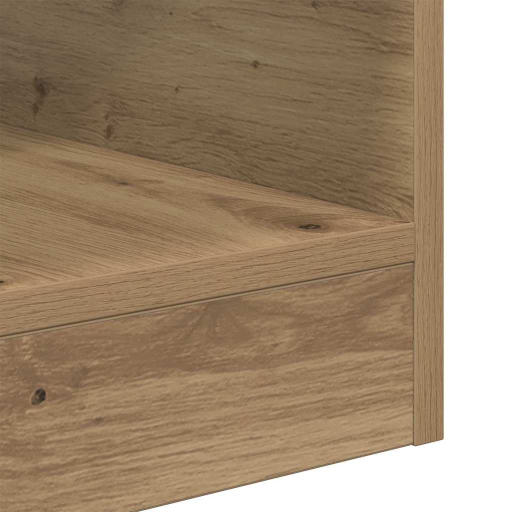 vidaXL End Table Artisan Oak 40,5 x 40 x 45 εκ Επεξεργασμένο ξύλο