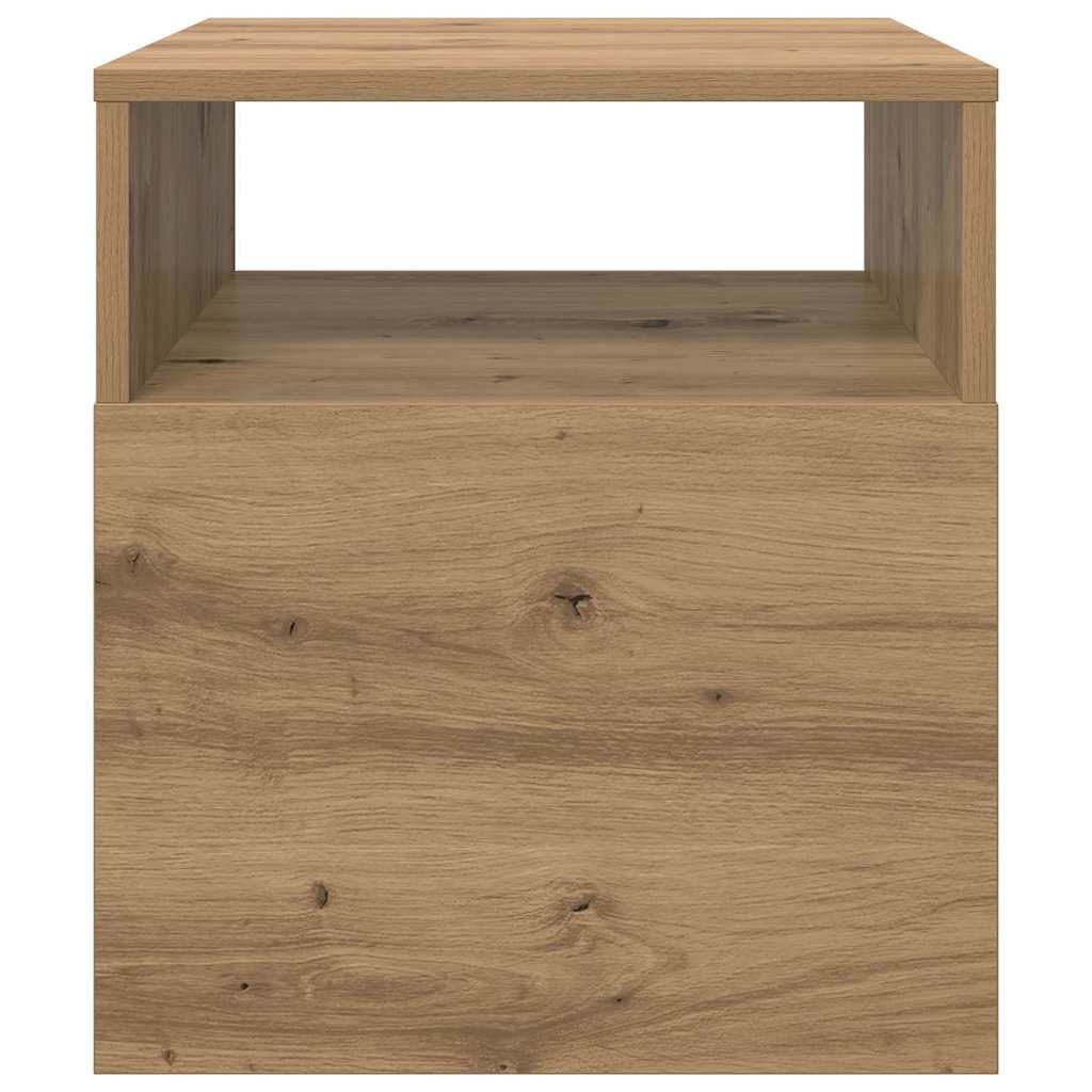 vidaXL End Table Artisan Oak 40,5 x 40 x 45 εκ Επεξεργασμένο ξύλο