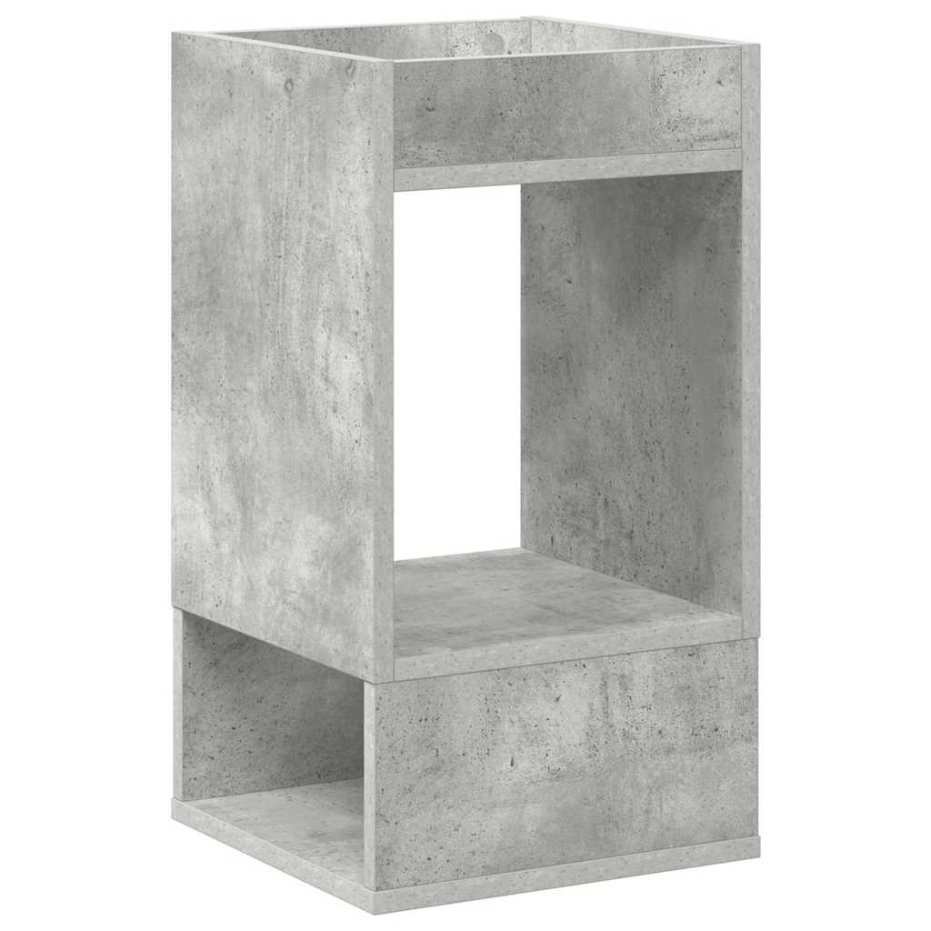 vidaXL End Table Σκυρόδεμα Γκρι 30 x 30 x 56 εκ. Επεξεργασμένο ξύλο