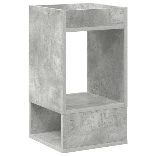 vidaXL End Table Σκυρόδεμα Γκρι 30 x 30 x 56 εκ. Επεξεργασμένο ξύλο