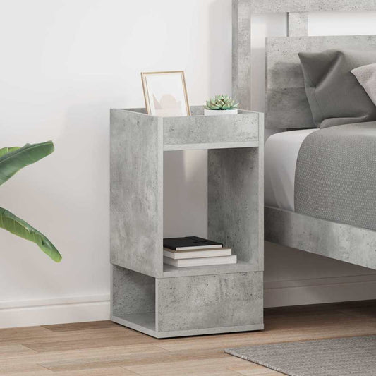 vidaXL End Table 2 pcs Σκυρόδεμα Γκρι 30 x 30 x 56 εκ.