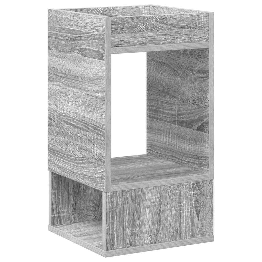 vidaXL End Table Γκρίζο Σονομα 30 x 30 x 56 εκ. Επεξεργασμένο ξύλο
