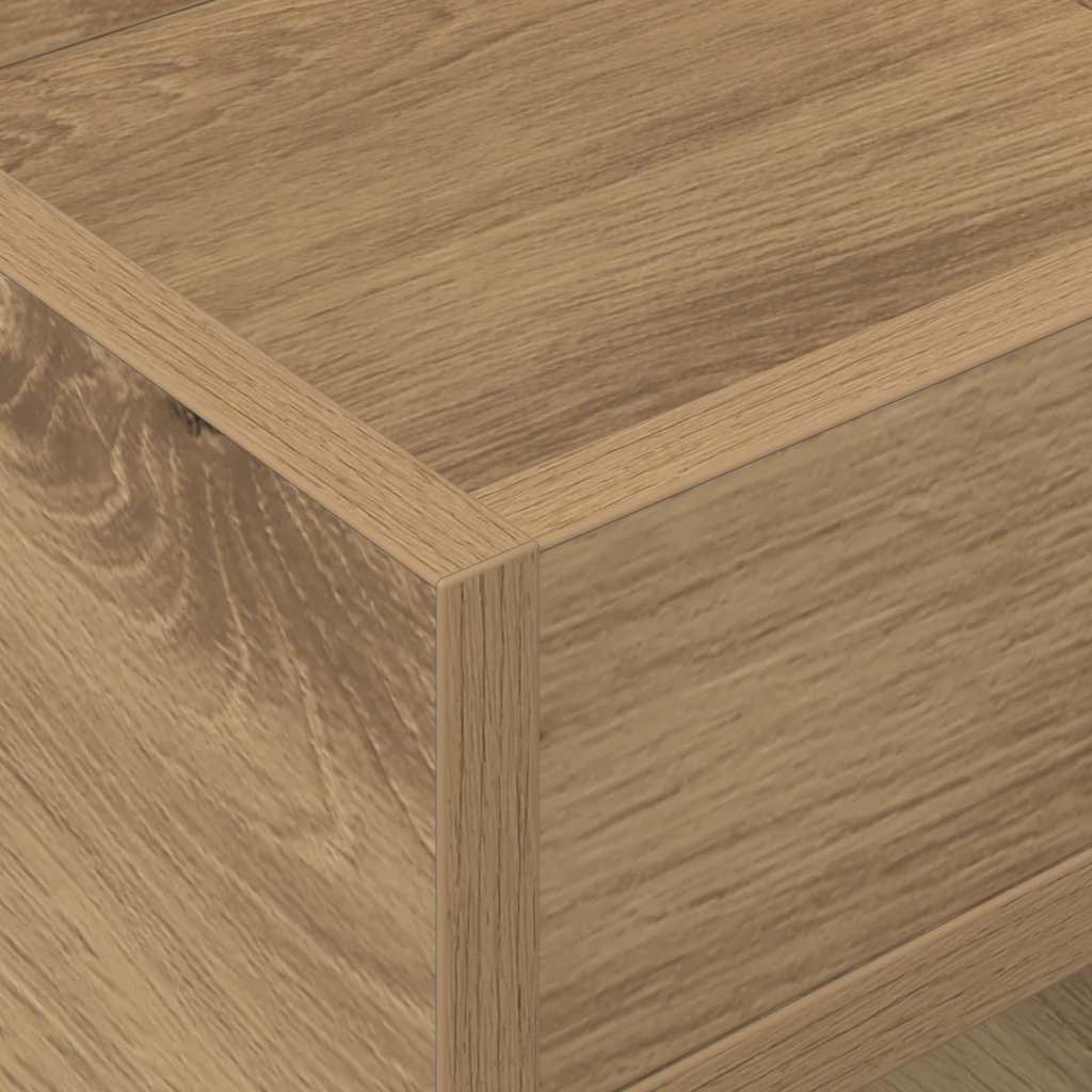 vidaXL End Table 2 pcs Artisan Oak 30 x 30 x 56 εκ. Επεξεργασμένο ξύλο