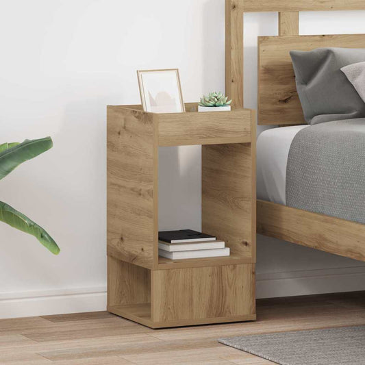 vidaXL End Table 2 pcs Artisan Oak 30 x 30 x 56 εκ. Επεξεργασμένο ξύλο