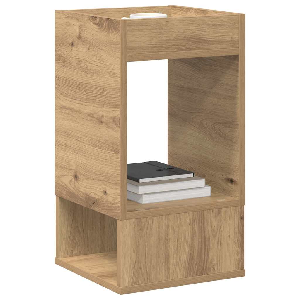 vidaXL End Table 2 pcs Artisan Oak 30 x 30 x 56 εκ. Επεξεργασμένο ξύλο