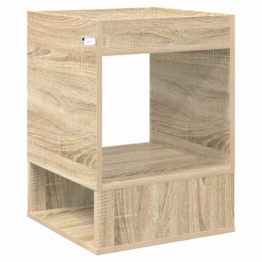 vidaXL End Table Δρύς Sonoma 40 x 40 x 56 εκ. Επεξεργασμένο ξύλο