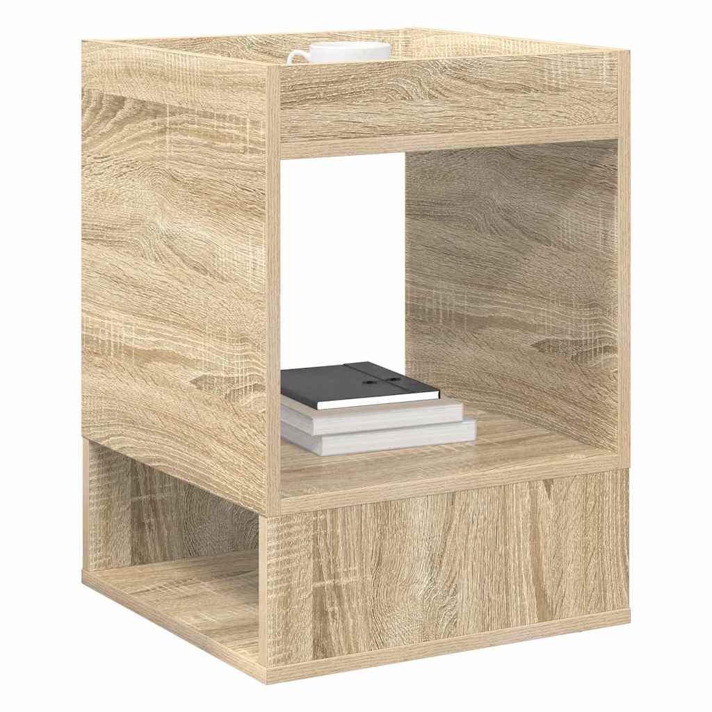 vidaXL End Table Δρύς Sonoma 40 x 40 x 56 εκ. Επεξεργασμένο ξύλο