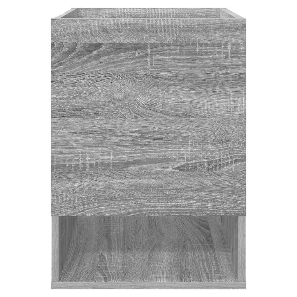 vidaXL End Table Γκρίζο Σονομα 40 x 40 x 56 εκ. Επεξεργασμένο ξύλο