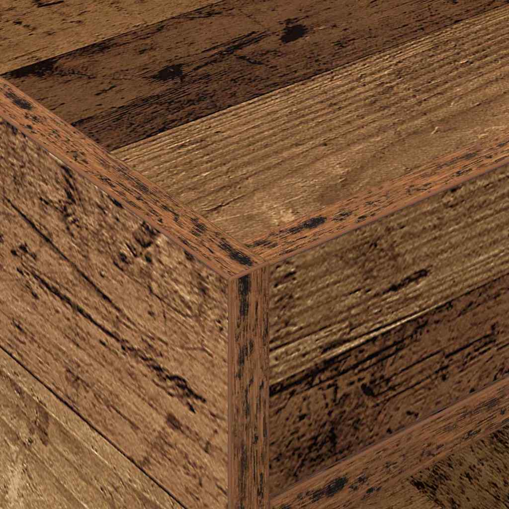 vidaXL End Table Παλιό ξύλο 40 x 40 x 56 εκ. Επεξεργασμένο ξύλο