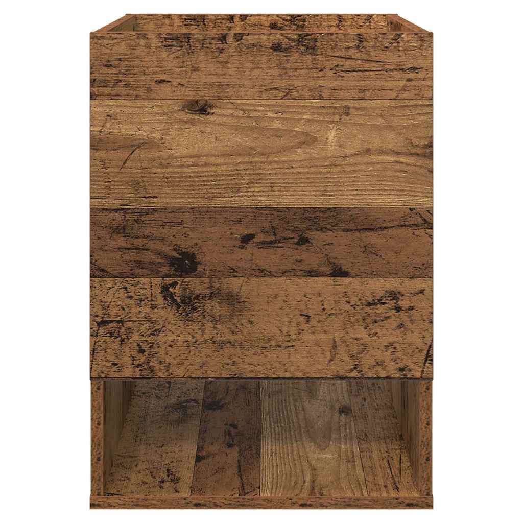 vidaXL End Table Παλιό ξύλο 40 x 40 x 56 εκ. Επεξεργασμένο ξύλο