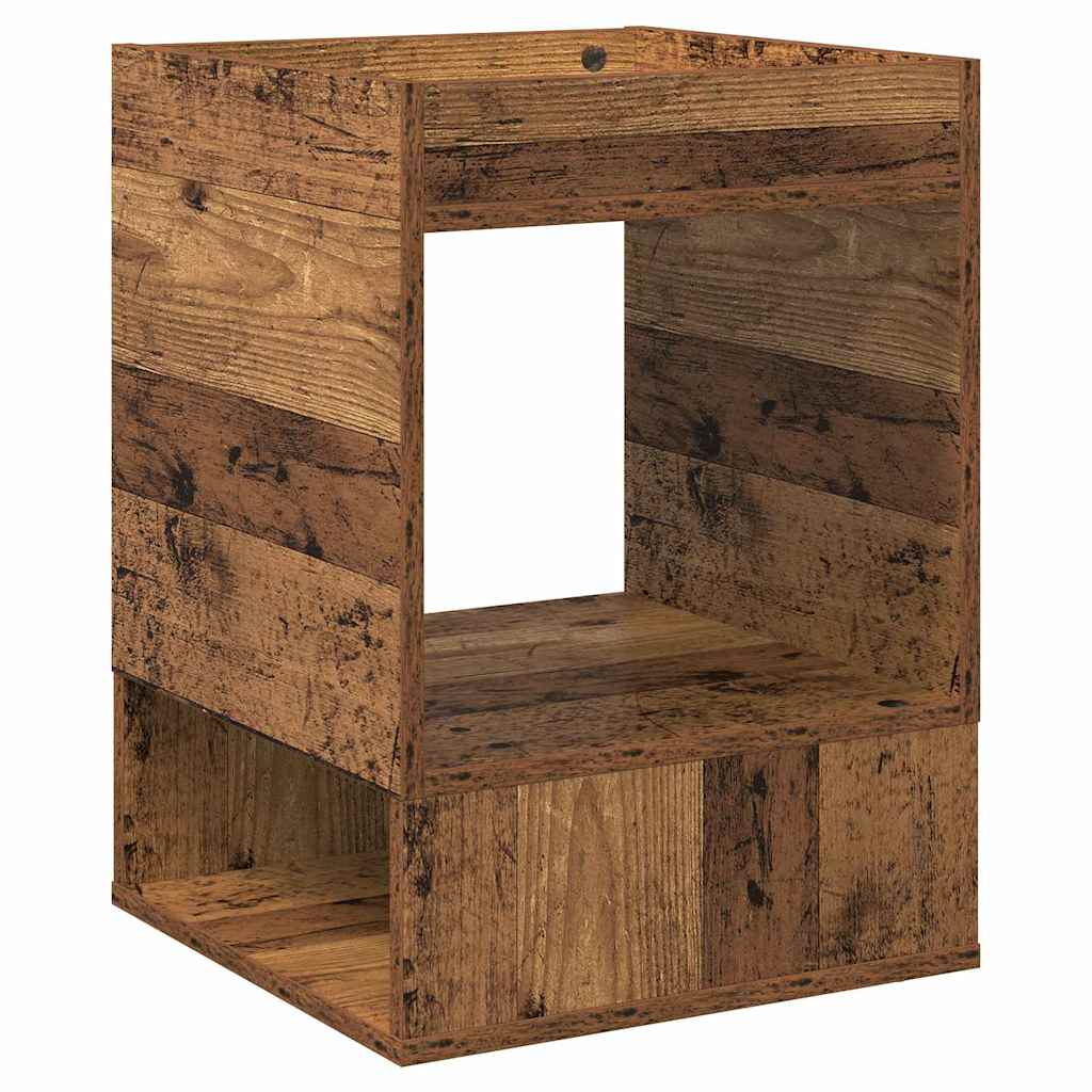 vidaXL End Table 2 pcs Παλιό ξύλο 40 x 40 x 56 εκ. Επεξεργασμένο ξύλο
