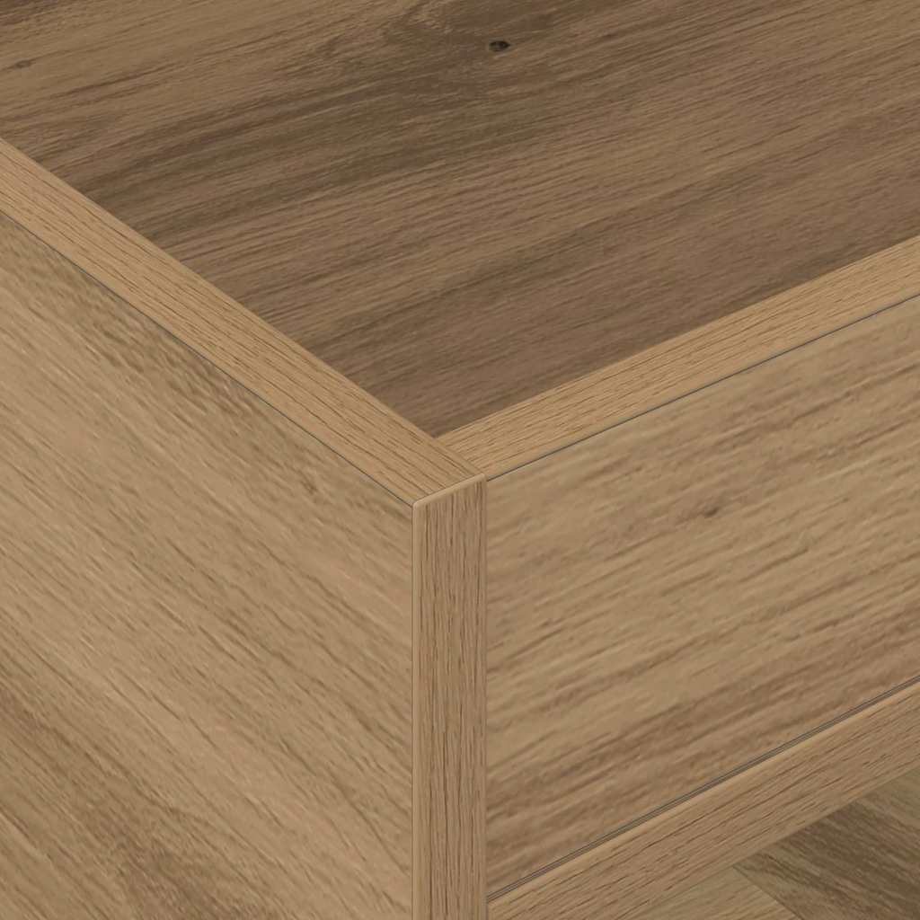 vidaXL End Table Artisan Oak 40 x 40 x 56 εκ. Επεξεργασμένο ξύλο