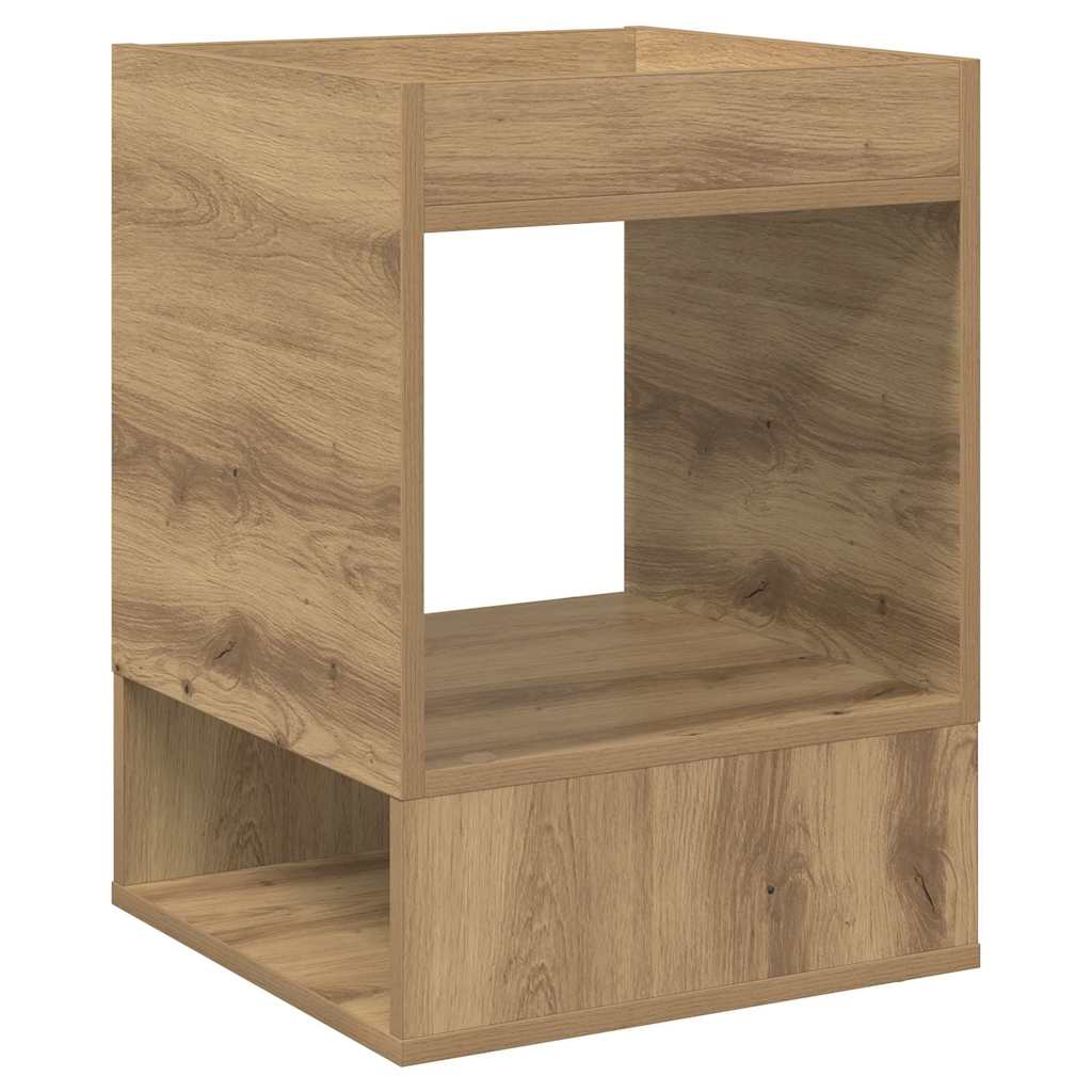 vidaXL End Table Artisan Oak 40 x 40 x 56 εκ. Επεξεργασμένο ξύλο