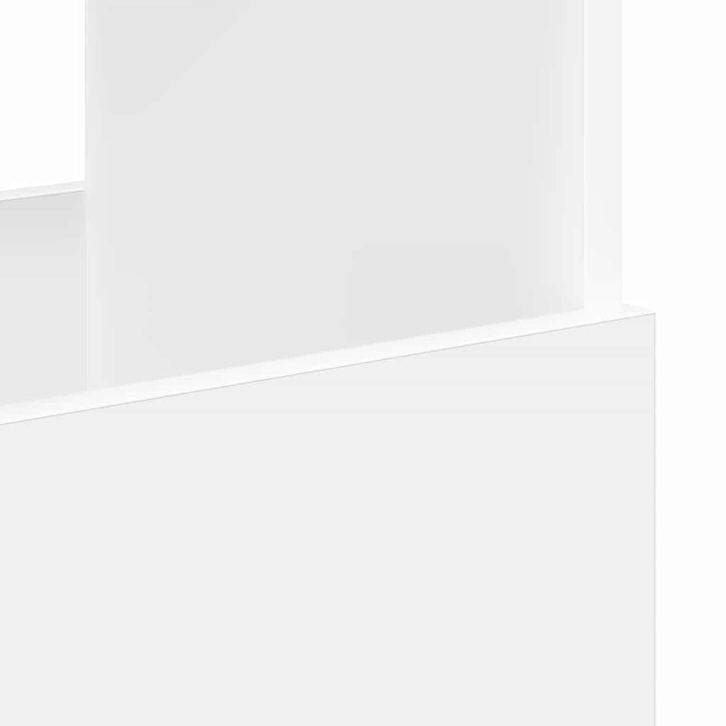 vidaXL Ράφι Περιοδικών Λευκό 102 x 30 x 45 εκ.