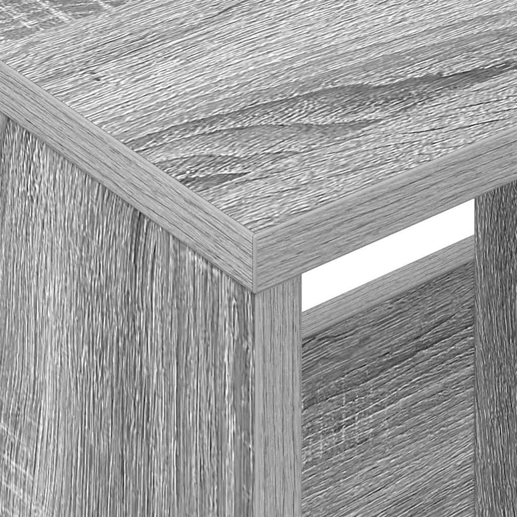 vidaXL Ράφι Περιοδικών Γκρίζο Σονομα 102 x 30 x 45 εκ.