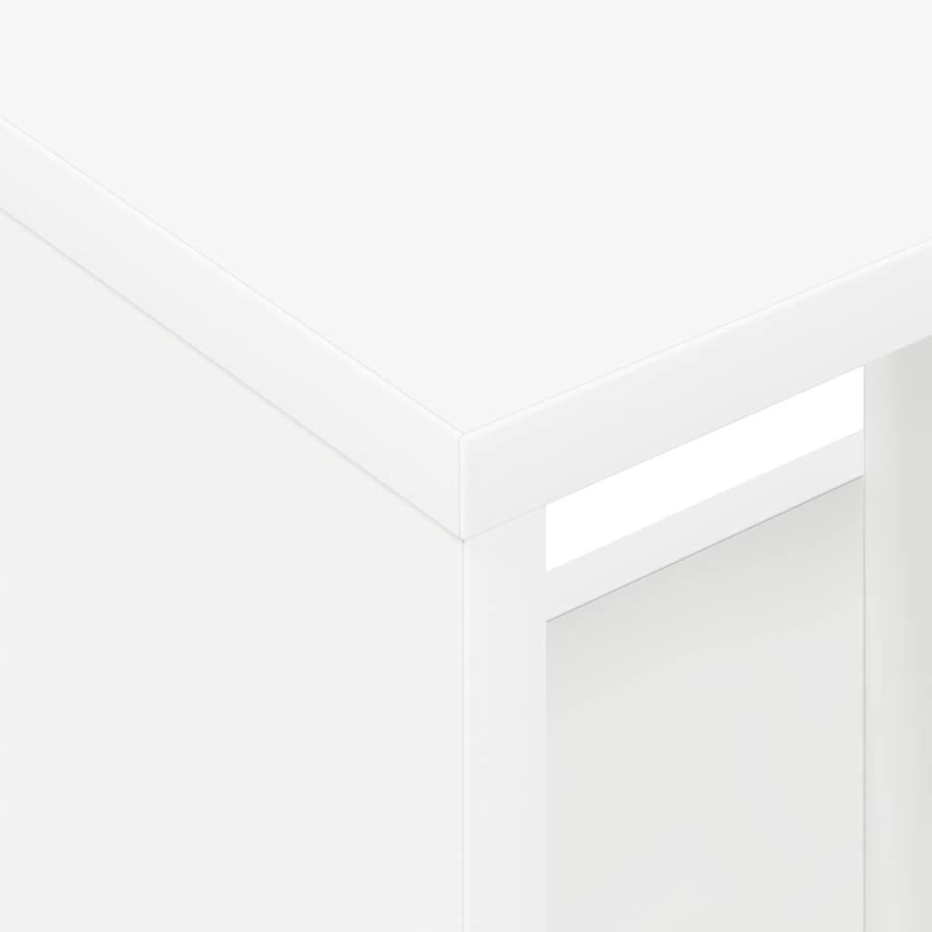 vidaXL Ράφι Περιοδικών 2 pcs Λευκό 35 x 30 x 45 εκ.