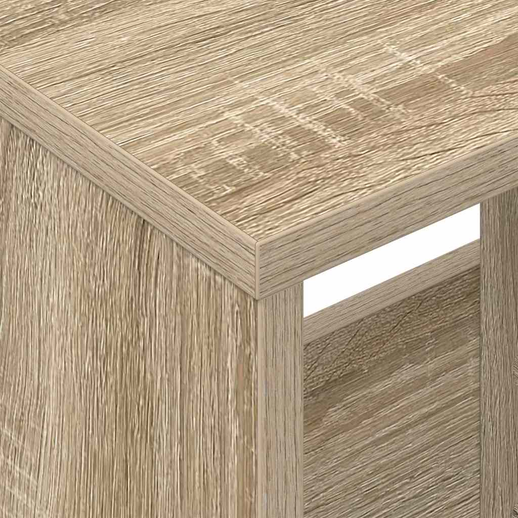 vidaXL Ράφι Περιοδικών Δρύς Sonoma 35 x 30 x 45 εκ.