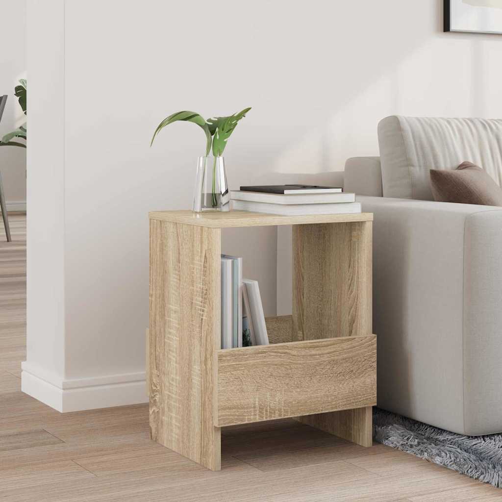 vidaXL Ράφι Περιοδικών Δρύς Sonoma 35 x 30 x 45 εκ.