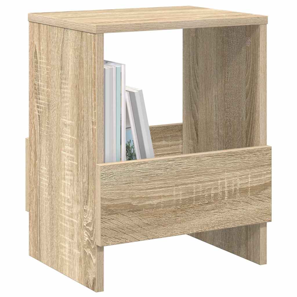 vidaXL Ράφι Περιοδικών Δρύς Sonoma 35 x 30 x 45 εκ.