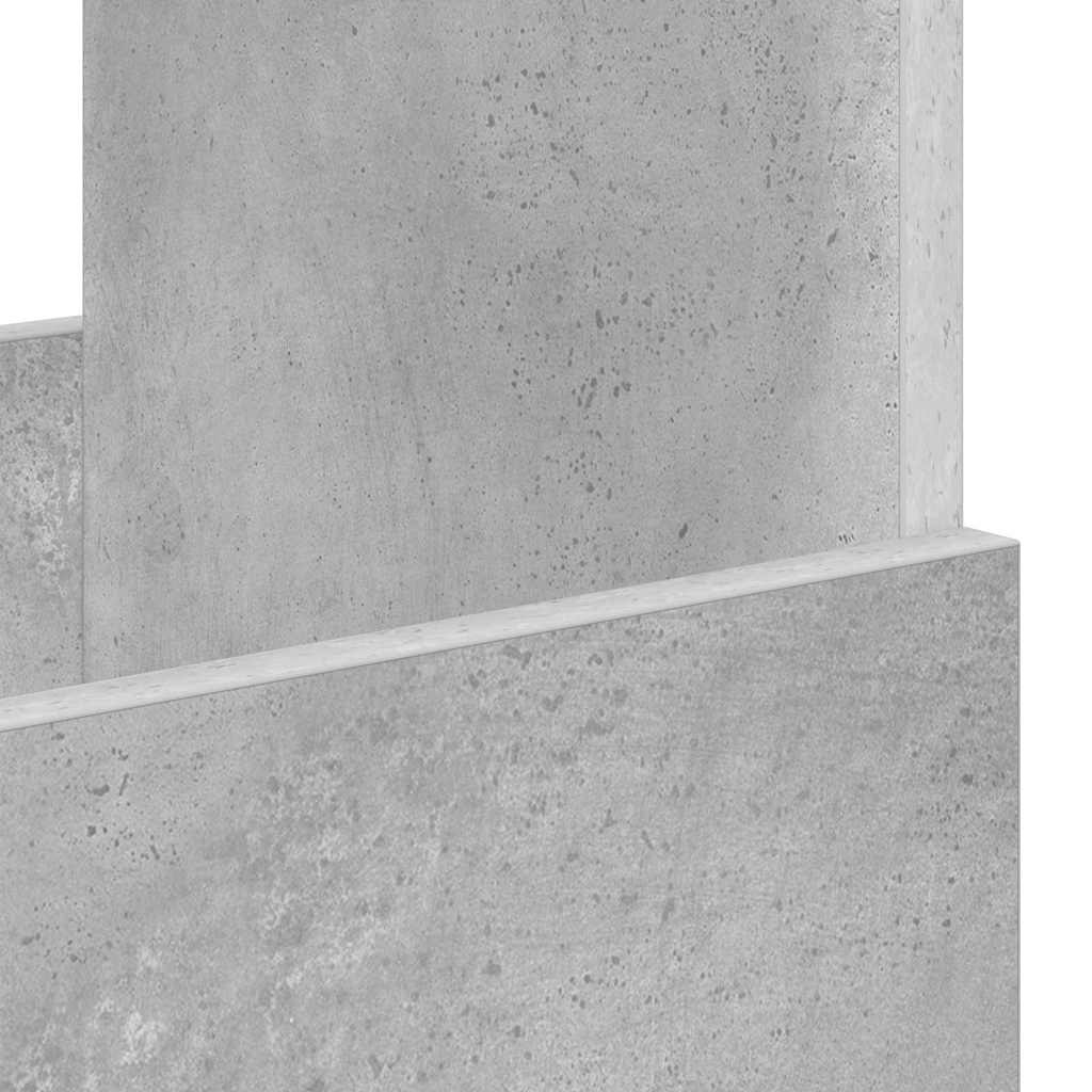 vidaXL Ράφι Περιοδικών 2 pcs Σκυρόδεμα Γκρι 35 x 30 x 45 εκ.