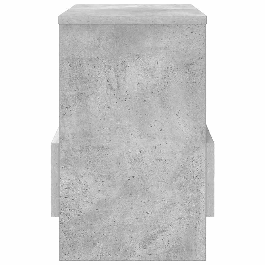 vidaXL Ράφι Περιοδικών 2 pcs Σκυρόδεμα Γκρι 35 x 30 x 45 εκ.