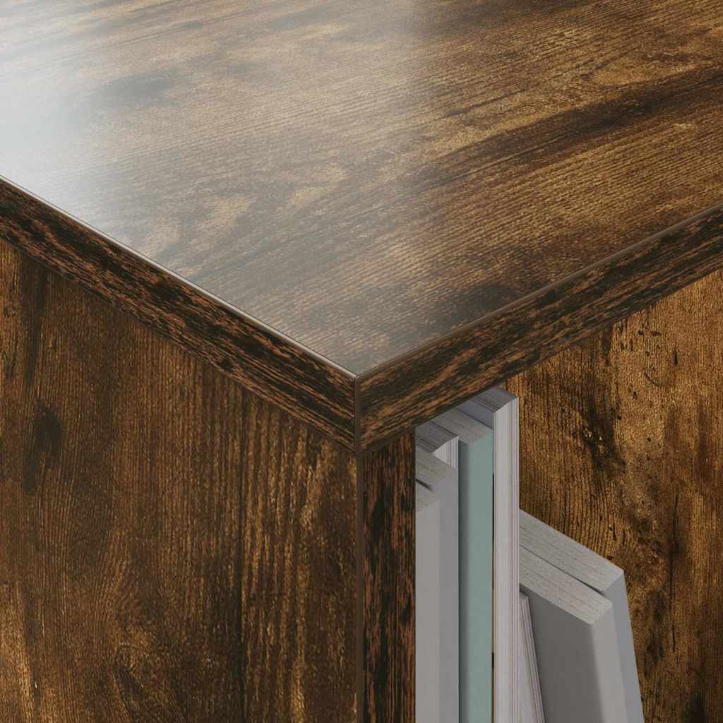 vidaXL Ράφι Περιοδικών Καπνιστό Δρύς 35 x 30 x 45 εκ.